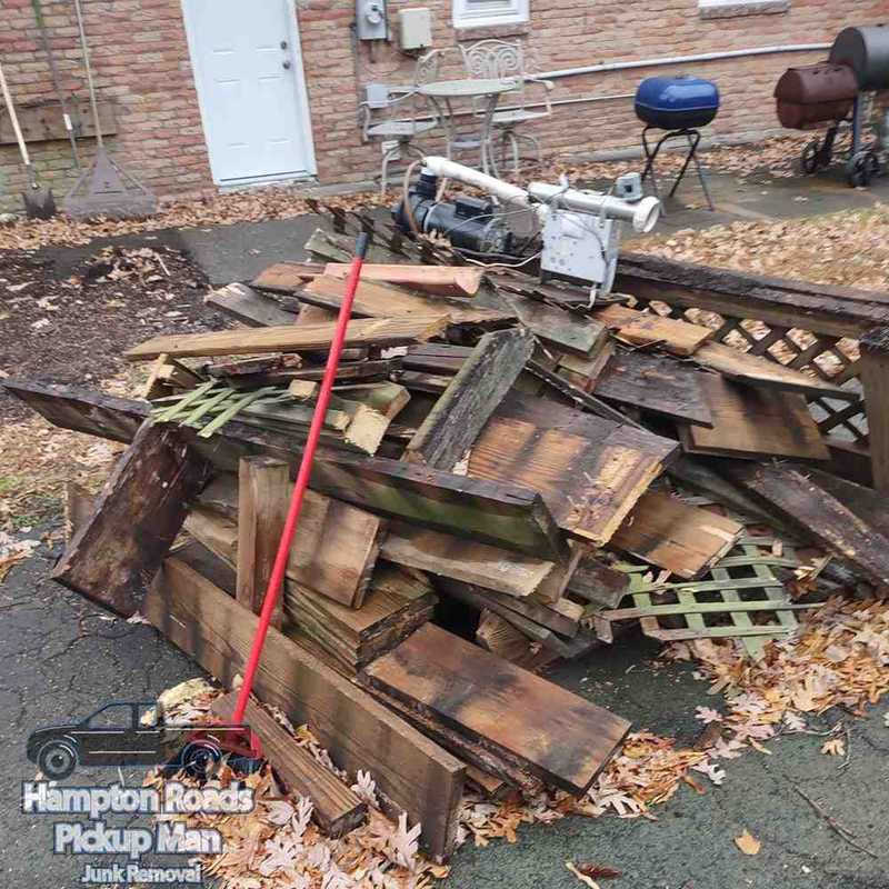 Construction Debris Removal in Hampton, VA