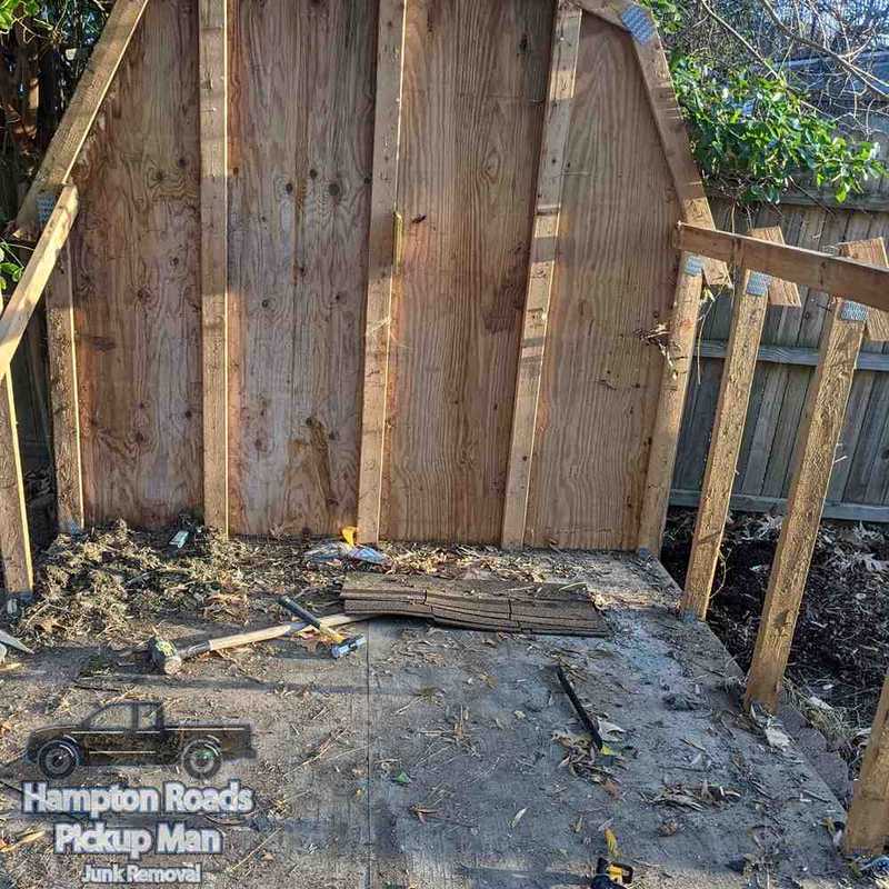 Shed Removal in Newport News, VA