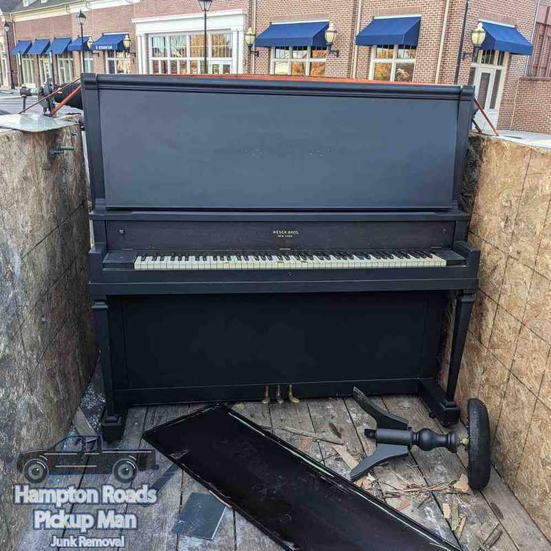 Piano Removal in Williamsburg, VA